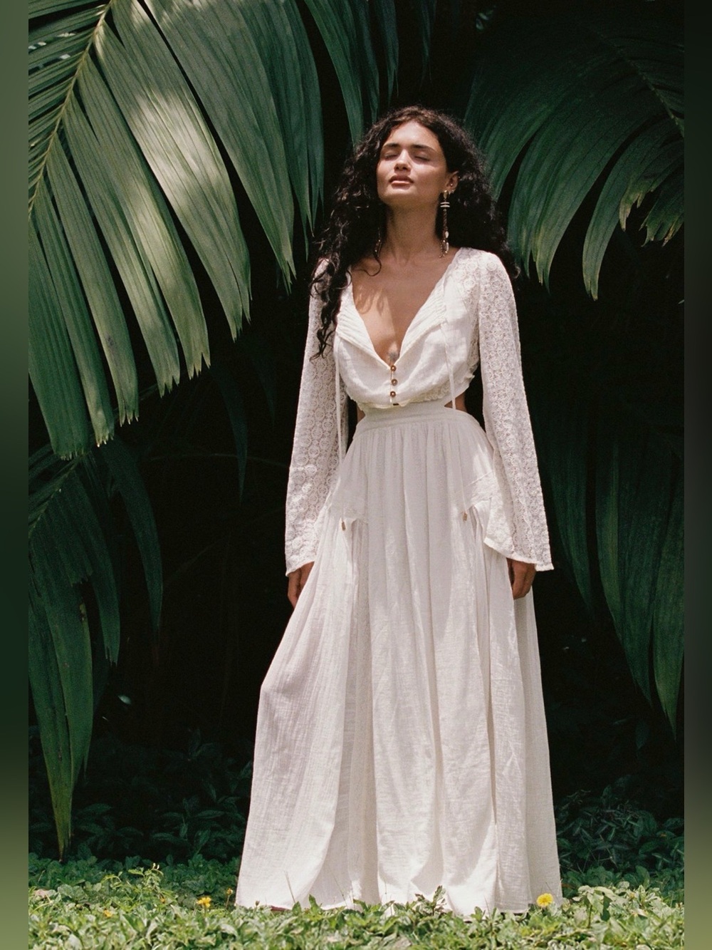NWOT size Small Free People Lace maxi dress